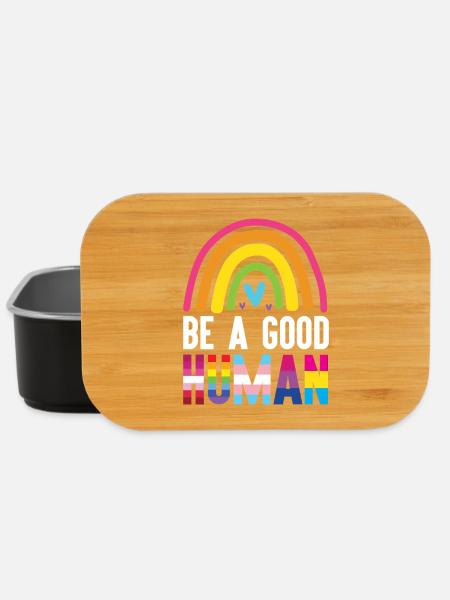 LGBT Pride Month - Sei ein guter Mensch - Lunch Box - Schwarz