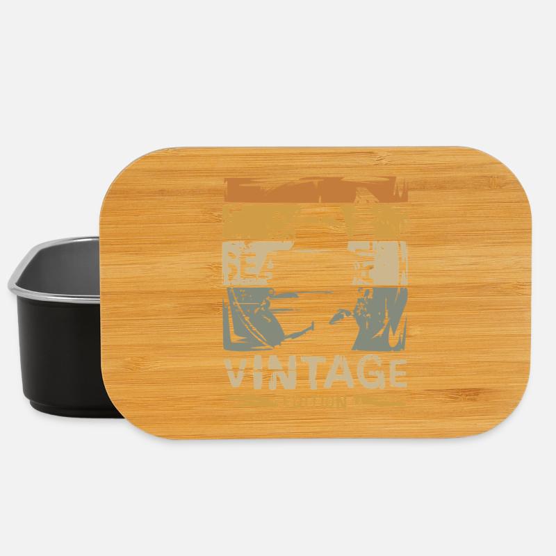 Sailing Vintage Edition – Retro Segeln Design - Boîte à goûter - noir