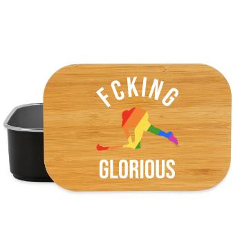 Rainbow Field Hockey Players - Lunch Box - black - Front