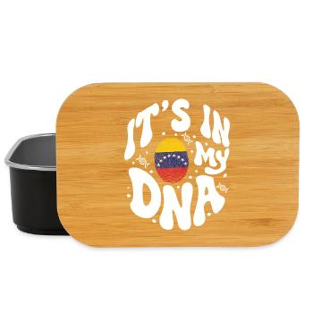 ADN vénézuélien Venezuela Drapeau hispanique - Boîte à goûter - noir - Devant