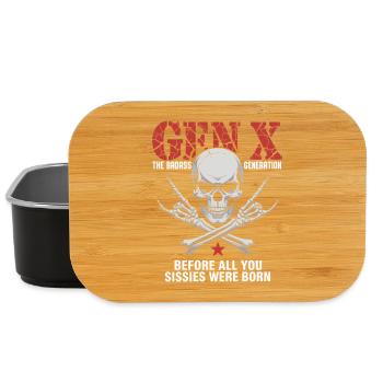 Gen X : La Génération Badass Crossbones - Boîte à goûter - noir - Devant