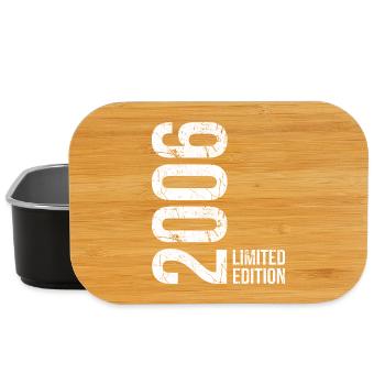 20. Geburtstag Mann Frau 20 Jahre 2006 Deko Lustig - Lunch Box - Schwarz - Vorne