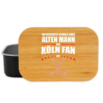 Alter Mann - Köln Eishockey Fan | Retro Vintage - Lunch Box - black - Front
