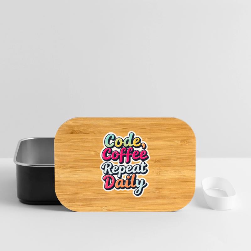 Code Schlaf Debug Wiederholungsprogramm Shirt Lunch Box