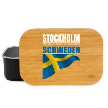 Stockholm - Lunch Box - black - Front
