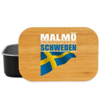 Malmö - Lunch Box - black - Front