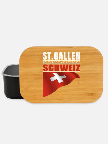 St. Gallen - Lunch Box - Schwarz
