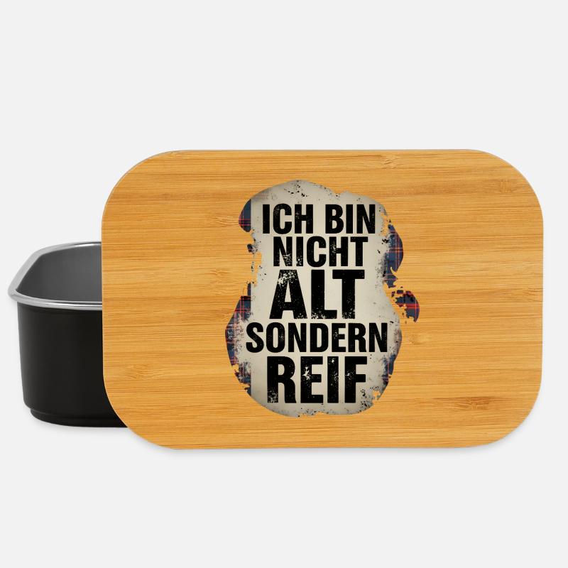 I'm not old but mature - Lunch Box - black