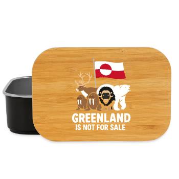 Greenland Not For Sale - Lunch Box - black - Front