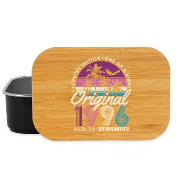 30. Geburtstag Retro Geschenk 1996 Jahrgang - Lunch Box - Schwarz - Vorne