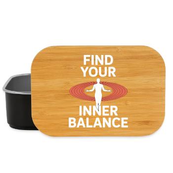 Qigong Tai Chi - Lunch Box - Schwarz - Vorne
