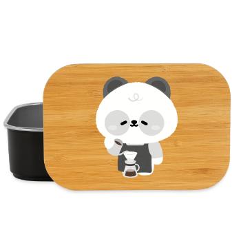 Panda Barista Coffee Brew - Lunch Box - black - Front