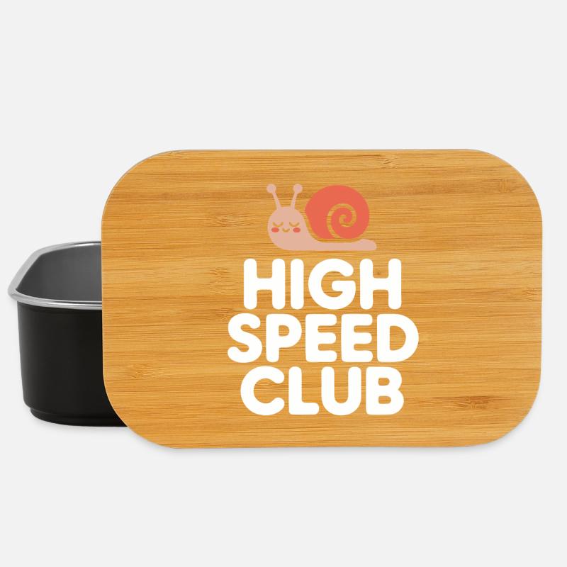 High Speed Schnecke - Lunch Box - Schwarz