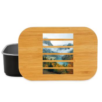Vallées dAutomne et Lac Paisible - Boîte à goûter - noir - Devant