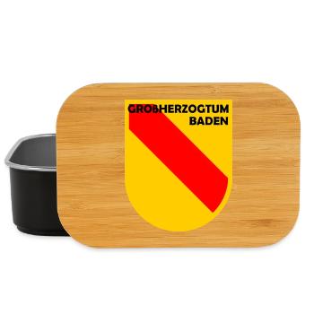 Heraldik Schild Baden Emblem - Lunch Box - Schwarz - Vorne