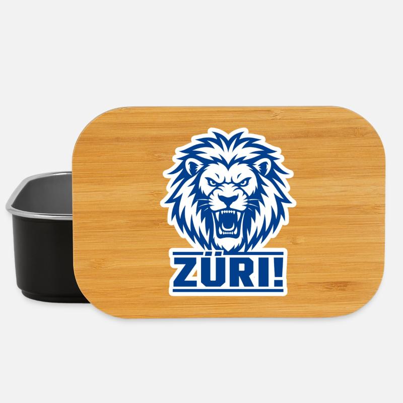 Zurich Lion - Lunch Box - black