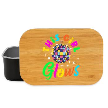 Retro Back to the 80s Vintage Design - Lunch Box - black - Front