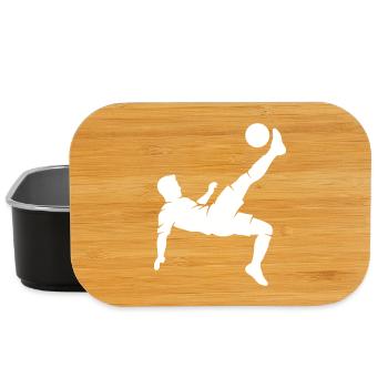 Fussballer Fallrückzieher - Lunch Box - Schwarz - Vorne