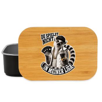 Du spielst nicht in meiner Liga - Lunch Box - Schwarz - Vorne