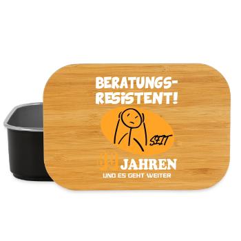 Comic Geburtstag 80 Jahre Happy Birthday - Lunch Box - Schwarz - Vorne