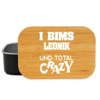 Leonik als Crazy - Lunch Box - Schwarz - Vorne