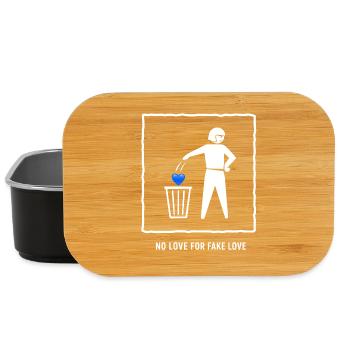 No Love For Fake Love - Lunch Box - black - Front