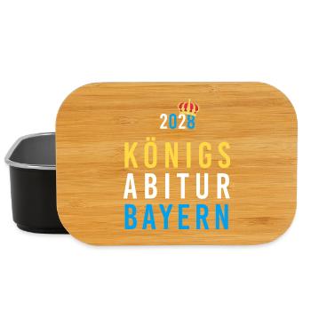 Königs Abitur Bayern 2028 Abi Krone - Lunch Box - Schwarz - Vorne