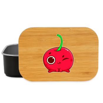 Sweet clins de cerises - design - Boîte à goûter - noir - Devant