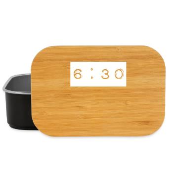 6:30 - Lunch Box - Schwarz - Vorne