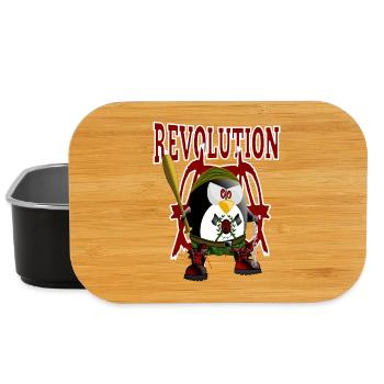 Pinguin, Revolution - Lunch Box - Schwarz - Vorne