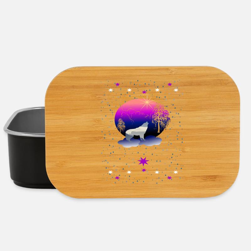 Wolf - Lunch Box - Schwarz