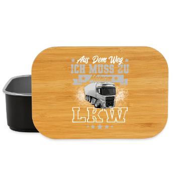Lkw Fahrer - Lunch Box - Schwarz - Vorne