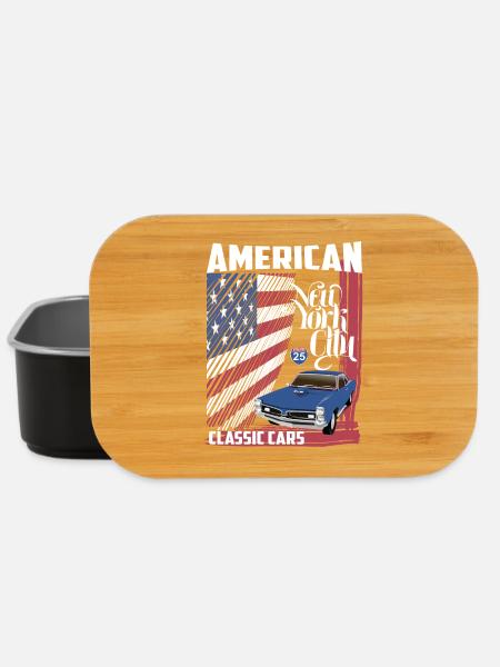 American Classic Cars - Lunch Box - black