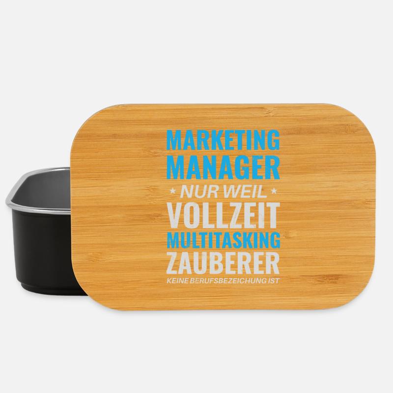 Marketing Manager – Multitasking Zauberer - Lunch Box - Schwarz