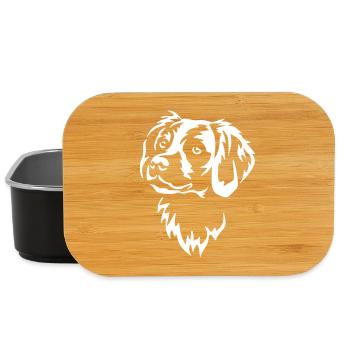 Epagneul Breton Kopf "Black Edition" - Lunch Box - Schwarz - Vorne