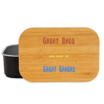 Gamerpapa Father's Day Gift - Lunch Box - black - Front