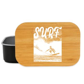 SURFING - Lunch Box - black - Front