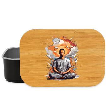 Meditation - Lunch Box - black - Front