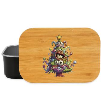 Christmas Tree Christmas Tree Christmas Tree Christmas - Lunch Box - black - Front