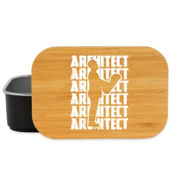 Funny Architect - Lunch Box - black - Front