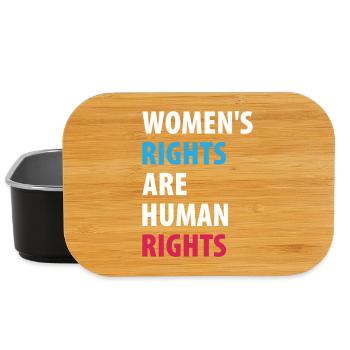 Women's Right Are Human Rights - Lunch Box - black - Front
