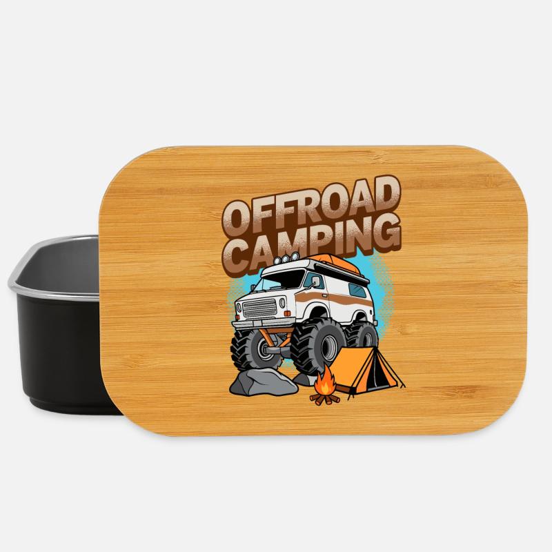 Offroad Camping - Lunch Box - Schwarz