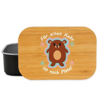 Il y a encore de la place pour un cookie - Boîte à goûter - noir - Devant