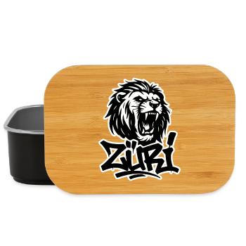 Zürich Graffiti Löwe - Lunch Box - Schwarz - Vorne