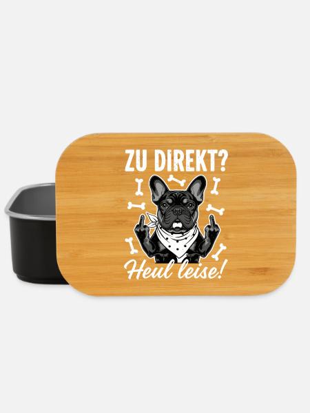 Coole Französische Bulldogge - Lunch Box - Schwarz