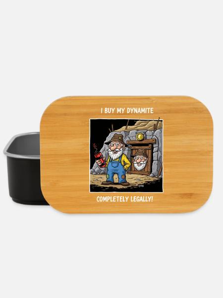 Dynamit-Miner ! - Lunch Box - Schwarz