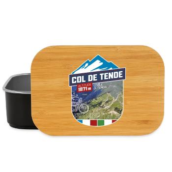 Col de Tende | Colle di Tenda | Sticker - Lunch Box - Schwarz - Vorne