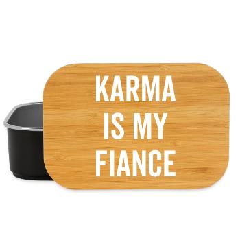 Karma is My Fiance - Lunch Box - black - Front