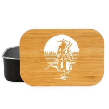 Samurai before sunset - Lunch Box - black - Front