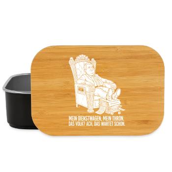 Ma voiture de société, mon trône - Boîte à goûter - noir - Devant